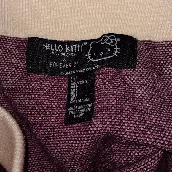 Hello Kitty Sanrio Sweater Skirt Forever 21 All Over Print AOP - Picture 3 of 6